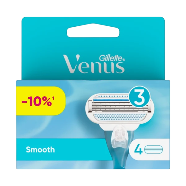 Сменные кассеты Gillette VENUS (RUS) 3 лезвия 4шт. (цена за 1 шт) (4/40)