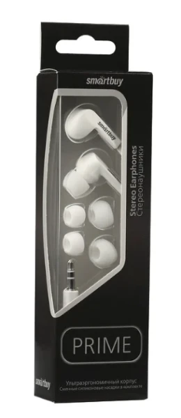 Наушники внутриканальные Smartbuy PRIME белый (1/60)