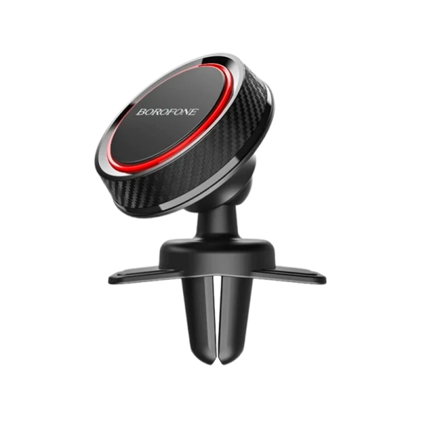Держатель автомобильный Borofone BH12 в воздуховод магнит черный красный (1/120)