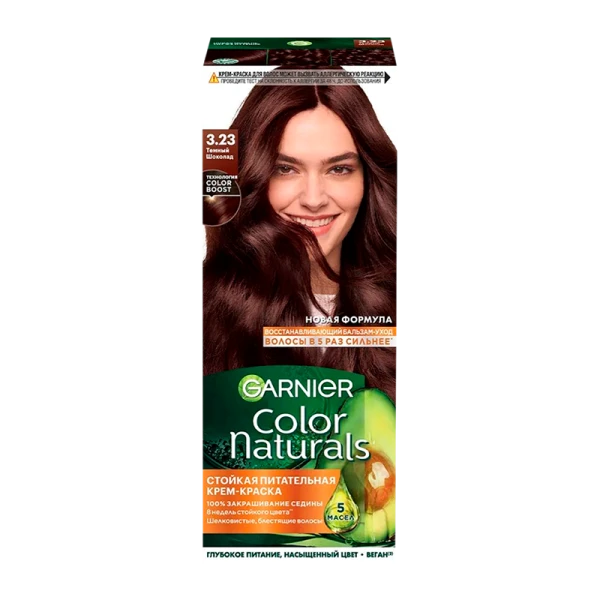 Краска для волос GARNIER Color Naturals 110мл 3.23 Темный шоколад (1/12)