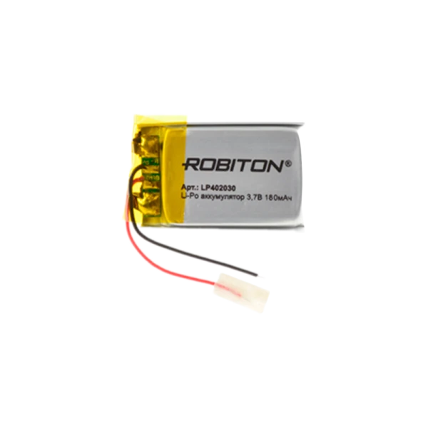 Аккумулятор ROBITON LP402030 3.7В 180мАч PK1 (1/10/250)