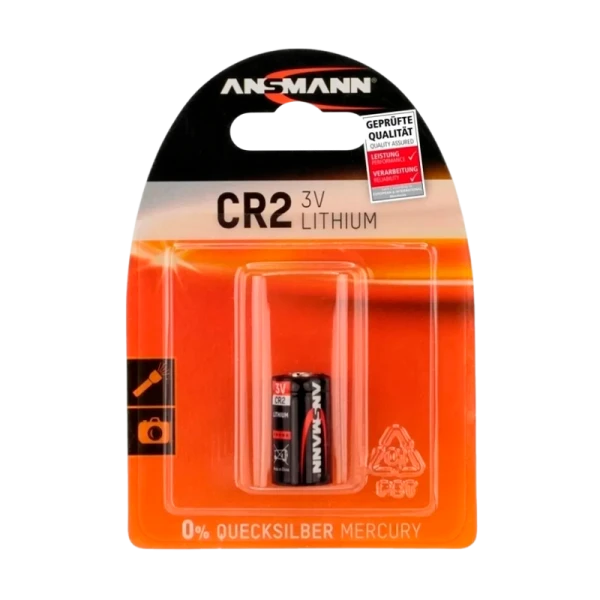 Батарейка ANSMANN&nbsp;&nbsp;CR2&nbsp;&nbsp;BL1 (1/12/324)