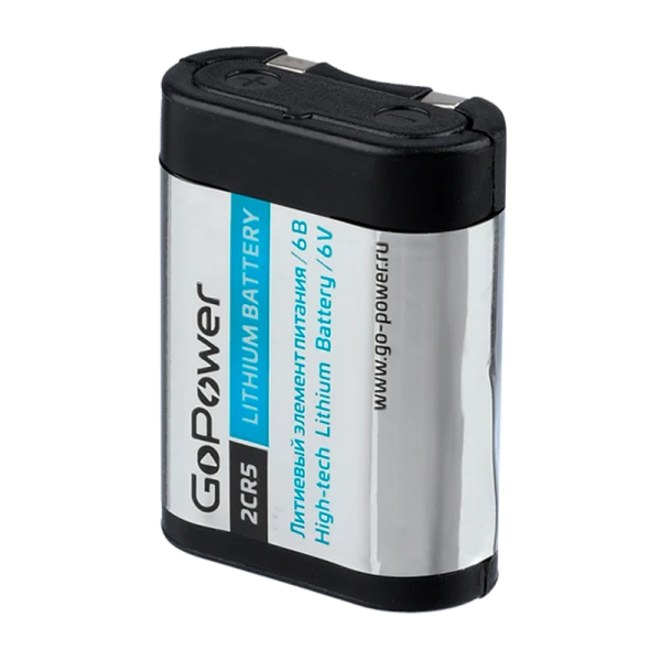 Батарейка GoPower 2CR5 BL1 Lithium 6V (6203) (1/14/168)