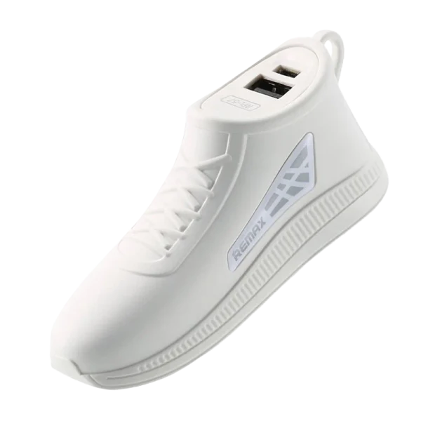 Внешний аккумулятор Remax RPL-57 Running Shoe 2500mAh 1.0A 1USB белый (1/60)