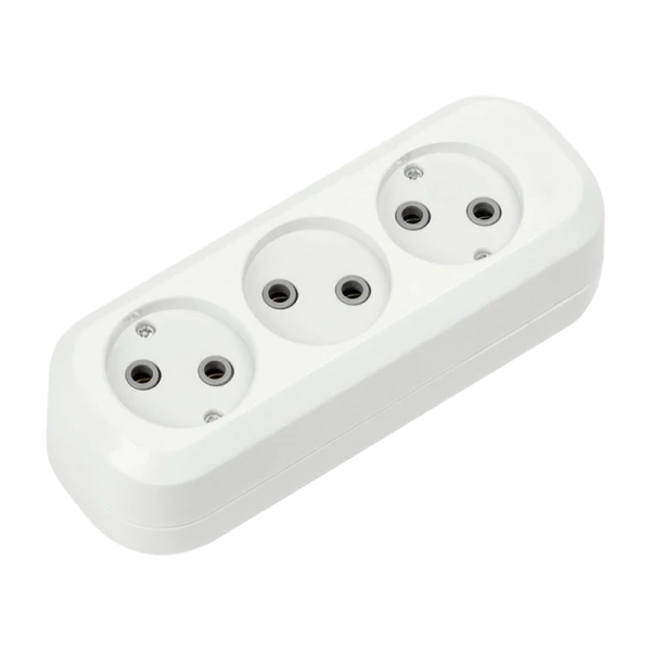 Колодка Smartbuy 3р.Б/З белый