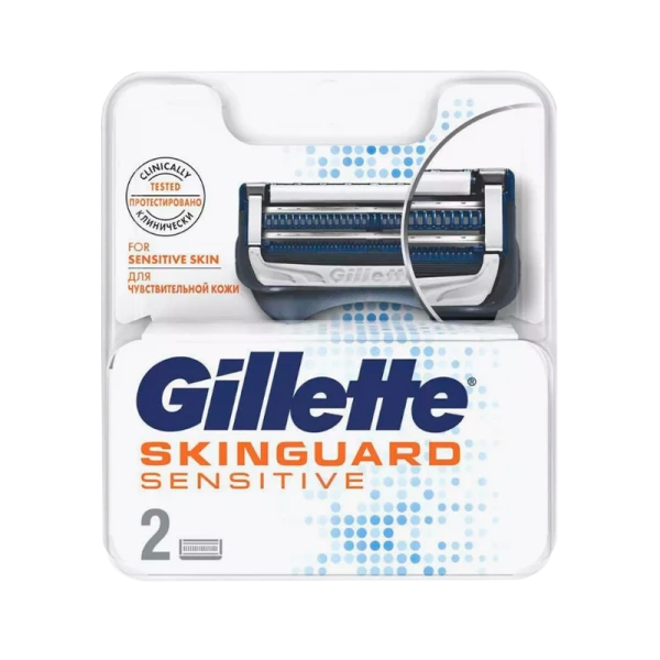 Сменные кассеты Gillette FUSION SKINGUARD 2 лезвия 2шт. (цена за 1 шт) (2/20)