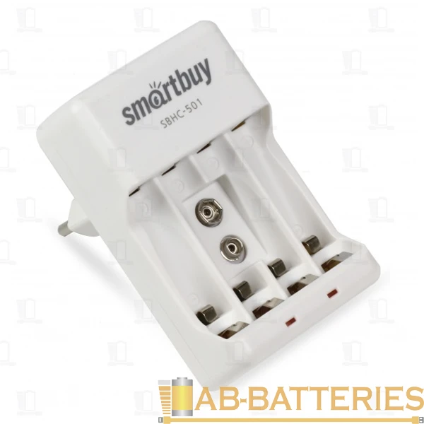 З/У для аккумуляторов Smartbuy 501 AA/AAA Ni-MH/Ni-Cd 4 слота (1/80)