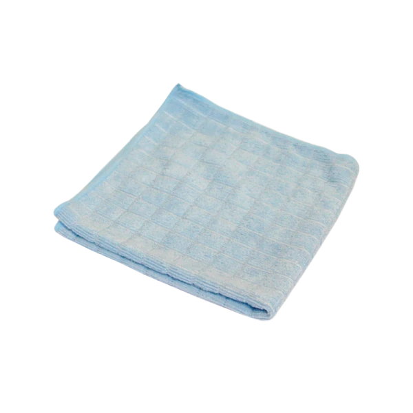 Салфетка Рыжий кот M-03 30х30см микрофибра универсальная вафельная голубой (1/40/200)