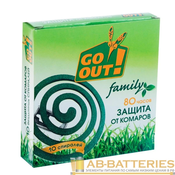 Спирали Go Out без запаха 10шт. (1/60)