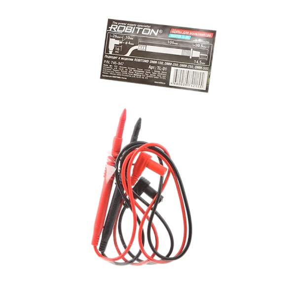 Щупы для мультиметров ROBITON MASTER TL-01 PK1 (1/100/500)