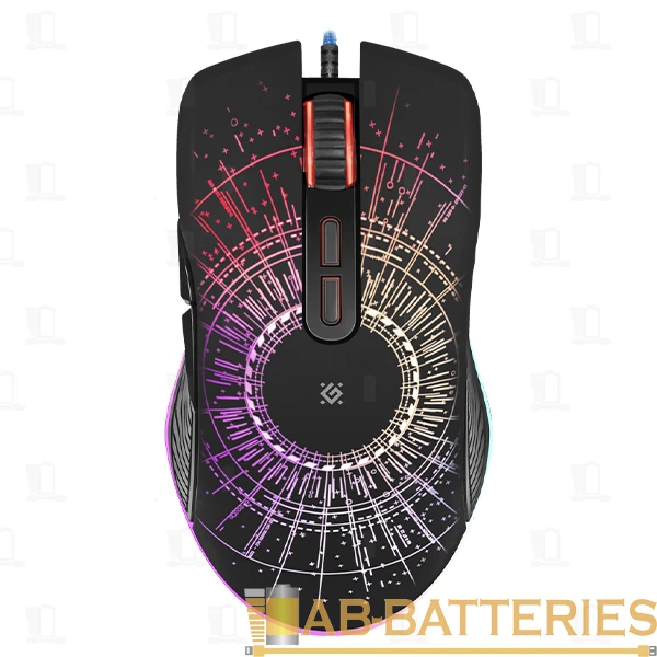 Мышь проводная Defender GM-660L Sirius игровая USB черный (1/40)