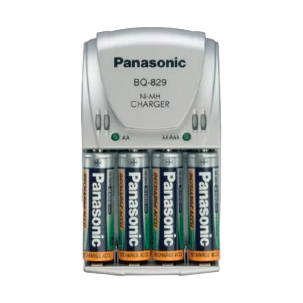 З/У для аккумуляторов Panasonic BQ-829 AA/AAA 4 слота +4AA 2100mAh