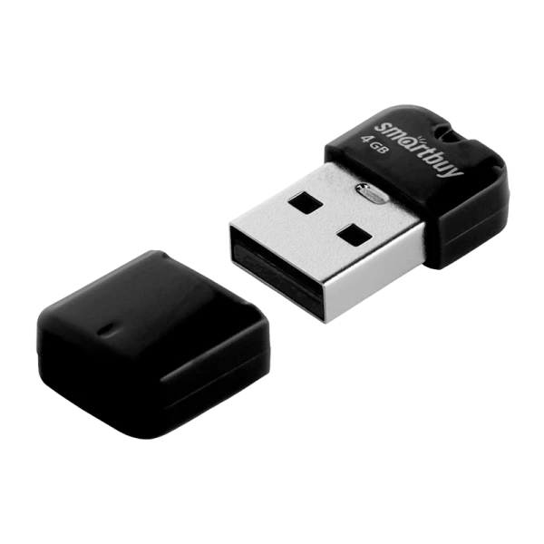 Флеш-накопитель Smartbuy ART 4GB USB2.0 пластик черный