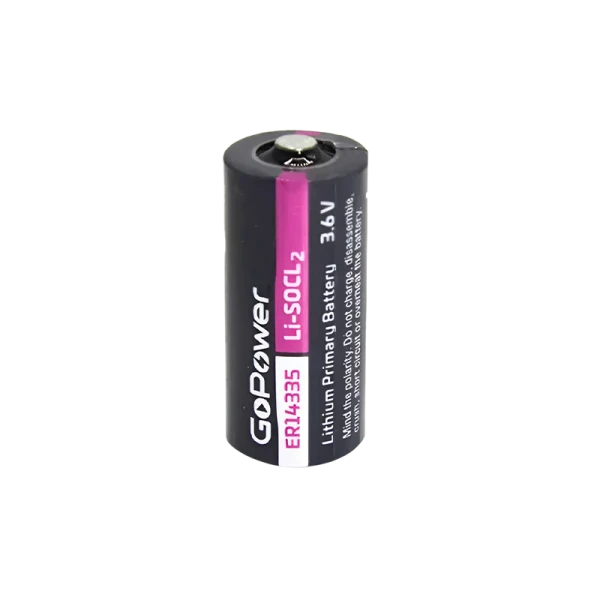 Батарейка GoPower ER14335 2/3AA PC1 Li-SOCl2 3.6V без выводов (1/10/500)