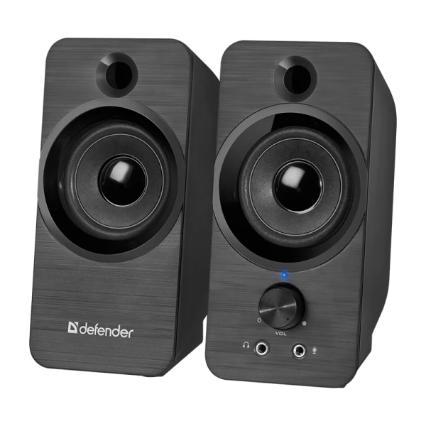 Колонки 2.0 Defender SPK-190 8W Jack 3.5mm черный (1/24)