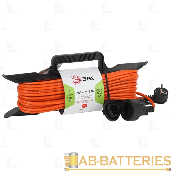 Удлинитель силовой ЭРА UFx 1р.С/З 6A 20.0м ПВС 3x0.75мм² IP44 (1/6/144)