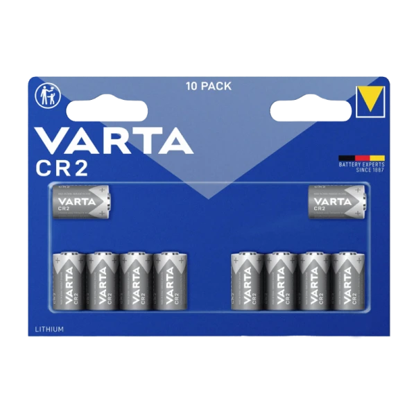 Батарейка Varta ELECTRONICS CR2 BL10 Lithium 3V (6206) (10/100)