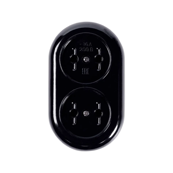 Колодка Smartbuy бакелитовая, 2 гнезда 10А/2,2кВт без заземления