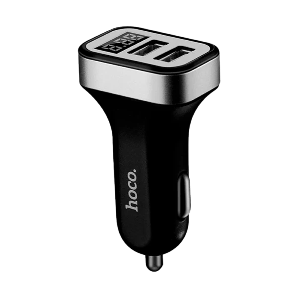 Автомобильное З/У HOCO Z3 2USB 3.1A черный (1/21/126)