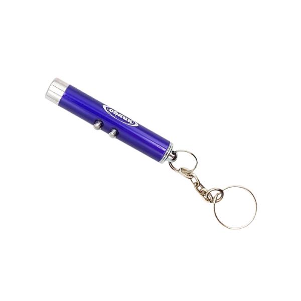 Фонарь брелок Облик 8006 1LED лазерная указка ассорти (1/24/288)