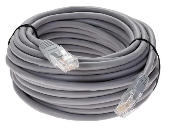 Патч-корд ENERGY POWER RJ-45 (m)-RJ-45 (m) 30.0м кат.5е ПВХ серый (1/100)