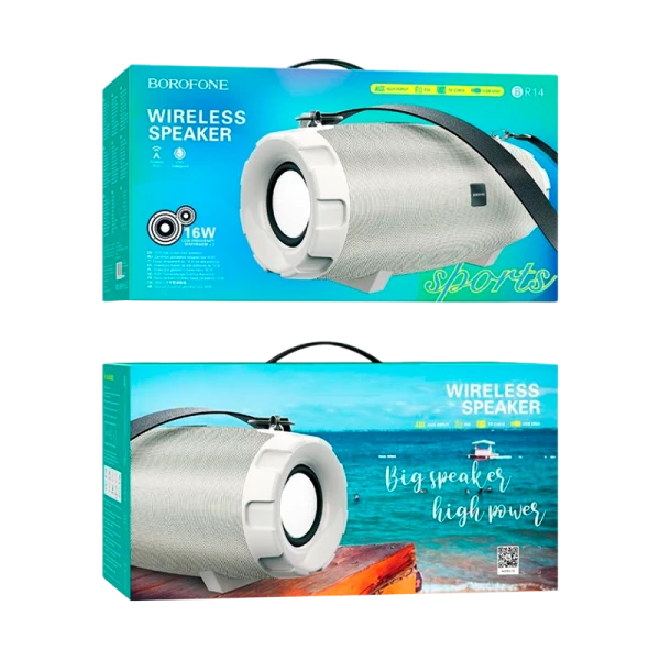 Портативная колонка Borofone BR14 bluetooth 5.0 microSD серый (1/12)