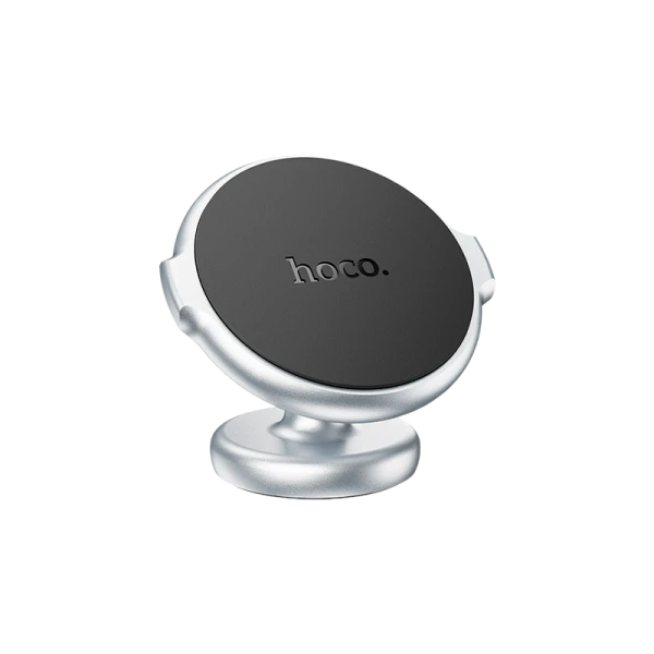 Держатель автомобильный HOCO CA87 на торпеду магнит серебряный (1/108)