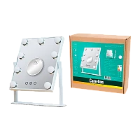 Зеркало Camelion M283-DL настольное подставка с подсветкой/7x белый (1/5)