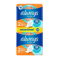 Прокладки женские гигиенические Always Ultra Normal 20шт. (1/16)