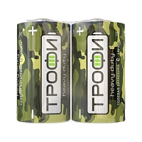 Батарейка Трофи Classic R14 C Shrink 2 Heavy Duty 1.5V (2/12/600/9600)
