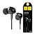 Наушники внутриканальные HOCO M3 с микр. черный (1/30/300)