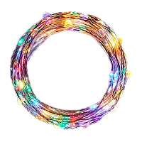 Гирлянда Космос 1.5м лампочки нить от батареек ассорти (1/150)