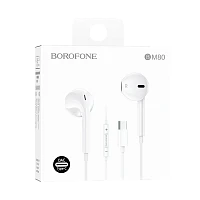 Наушники вставные Borofone BM80 с микр. Type-C белый