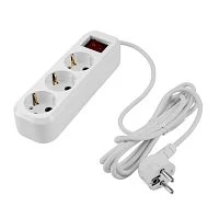 Удлинитель Volsten SR 3x3-ZDV 3р.С/З 16A 3.0м с выкл. ПВС 3х0.75мм² (1/5/30)