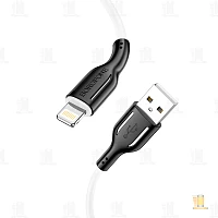 Кабель Borofone BX63 USB (m)-Lightning (m) 1м TPE черный красный в коробке (1/360)
