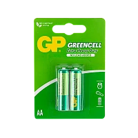 Батарейка GP GreenCell R6 AA BL2 Heavy Duty 1.5V (2/36/144) R