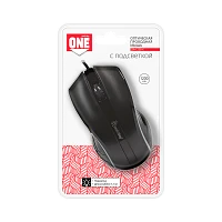 Мышь проводная Smartbuy 338 ONE классическая USB черный (1/40)