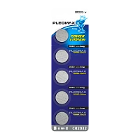 Батарейка Pleomax CR2032 BL5 Lithium 3V (5/100/2000/60000)