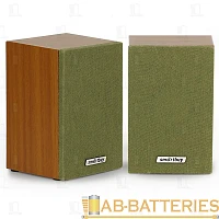 Колонки 2.0 Smartbuy FUSION 6W USB+Jack 3.5мм вишневый зеленый (1/20)