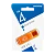 Флеш-накопитель Smartbuy Glossy 4GB USB2.0 пластик оранжевый