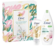Набор Dove ПОДАРИ НЕЖНОСТЬ женский (гель для душа и крем для рук, 250 + 50 мл) (1/6)