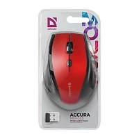 Мышь беспроводная Defender MM-365 Accura классическая USB красный (1/40)