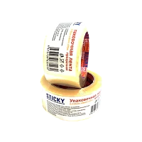 Скотч STICKY ПП 48мм*110м 38мкм упаковочный акрил прозрачный (1/36)