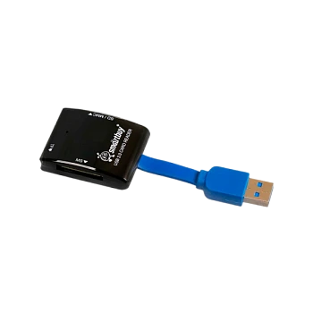 Картридер Smartbuy 700 USB3.0 SD/microSD/MS/M2 черный (1/20)