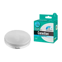 Лампа светодиодная Camelion GX53 11W 4500К 170-265V таблетка диммируемая матовая (1/10/100)
