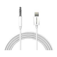 Кабель AUX MORE CHOICE UK22i Jack 3.5mm (m)-Lightning (m) 2м ПВХ белый (1/36/360)