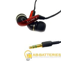 Наушники внутриканальные L-PRO AP-391MP черный красный (1/10/120)