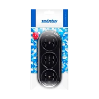 Колодка Smartbuy 3р.Б/З бакелит черный (1/20/120)