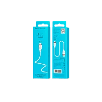 Кабель Borofone BX17 USB (m)-Lightning (m) 1м 2.4A ПВХ белый (1/648)