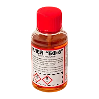 Клей Новбытхим БФ-6 ГОСТ 12172-2016 100мл флакон с кистью